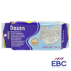 DOZEN Modelling Clay White 250 GM